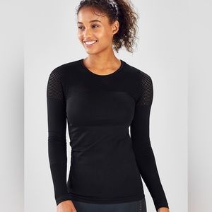 Fablectics Musetta Seamless Long-Sleeve Top